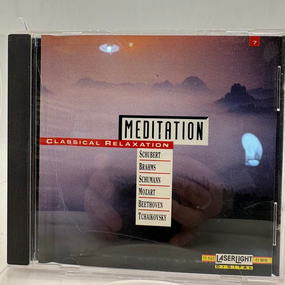 Meditation Classical Relaxation Vol 7 CD Schubert Brahms Mozart 15692 LaserLight
